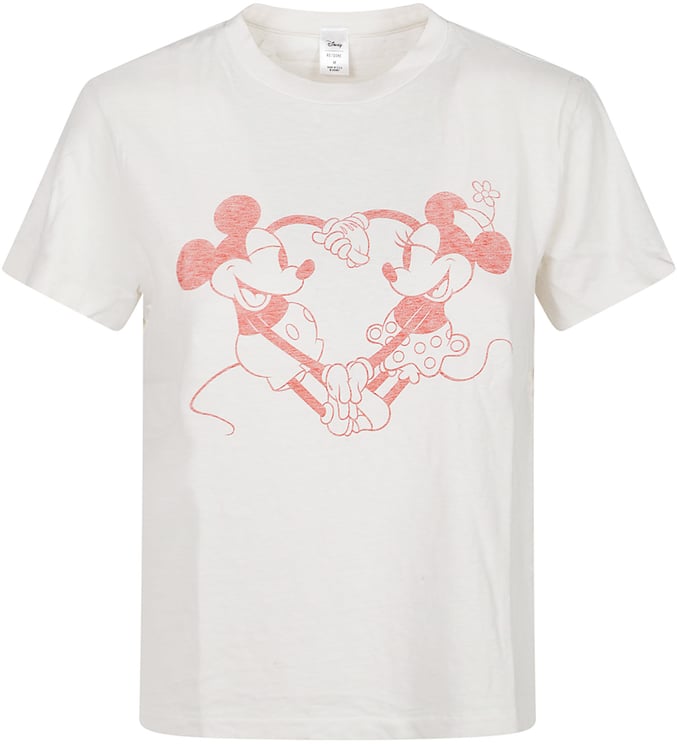 Re-Done Classic Disney Heart Hands T-shirt White