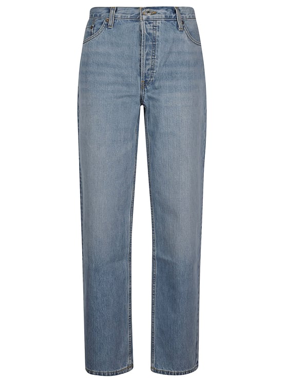 Re-Done Loose Long Light Wash Jeans