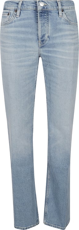 Re-Done 70s Mid Rise Bootcut Jeans Blue