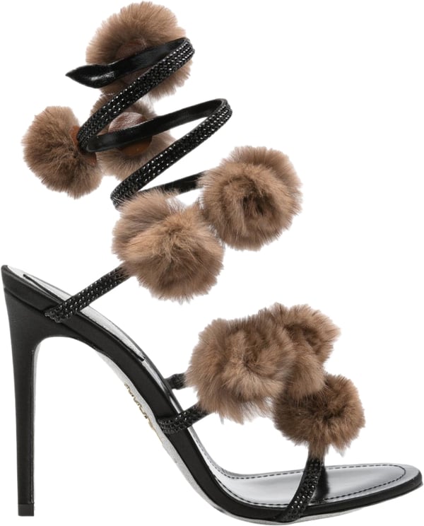 Rene Caovilla Sandals Black