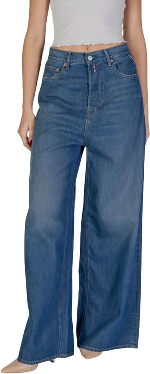 Replay Replay Blue Cotton Bootcut Jeans