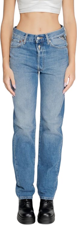 Replay Replay Blue Cotton Mom Jeans