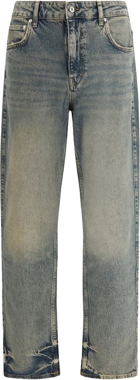 Represent Represent Blue Cotton Straight-Leg Jeans