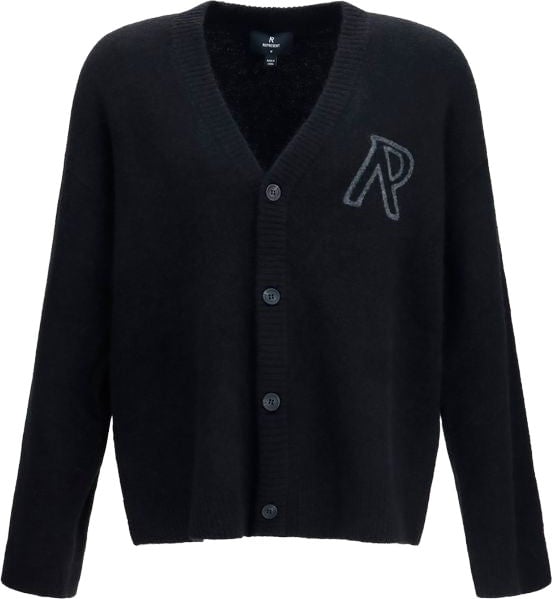 Represent Represent Black Alpaca Vicugna Pacos Cardigan