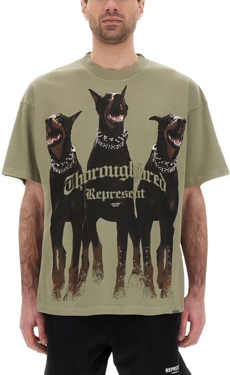 Represent "THOROUGHBRED" T-SHIRT