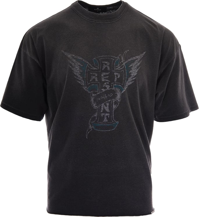 Represent T-Shirts And Polos Stained Black