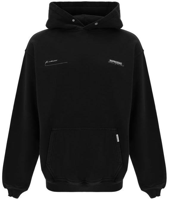 Represent Represent Black Cotton Sweatshirt