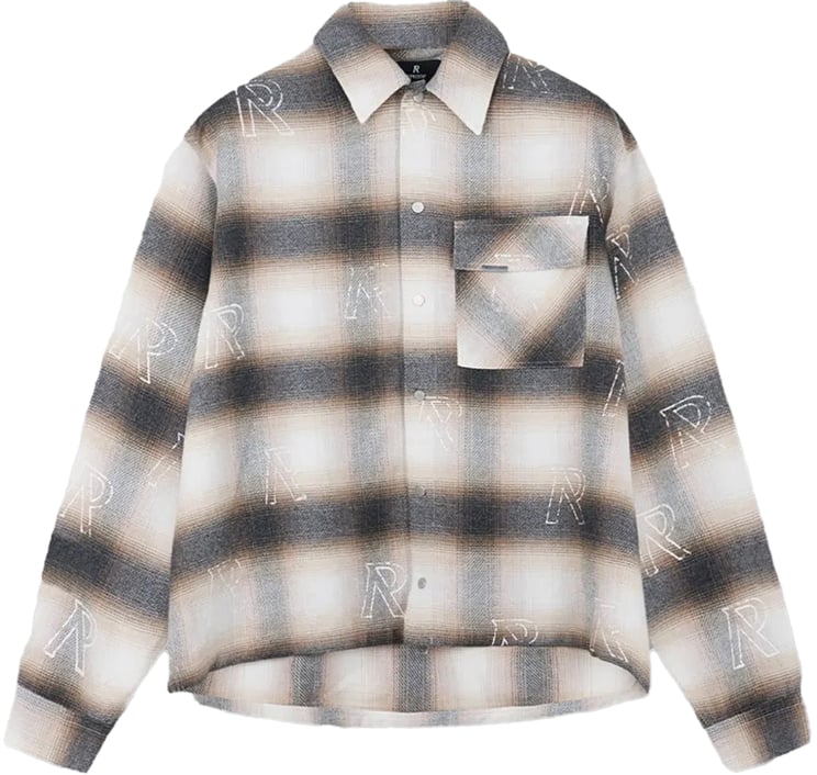 Represent ALL OVER INITIAL FLANNEL LIGHT BEIGE