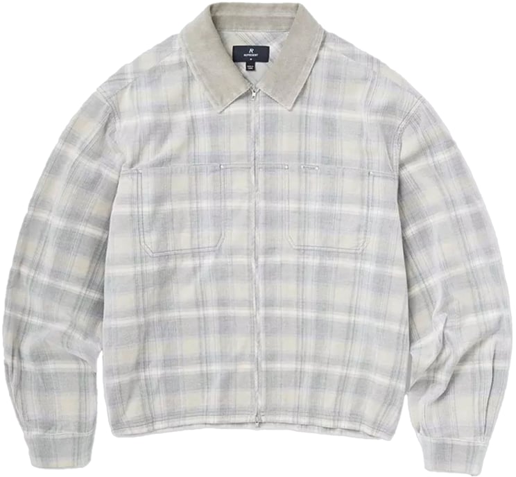 Represent KOORD RITS FLANEL OVERHEMD MINERAAL