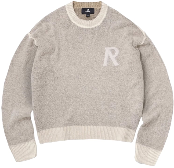 Represent Laurel gebreide sweater lichtbeige