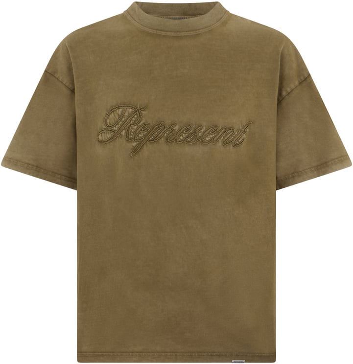 Represent T-shirt With Embroidered Logo