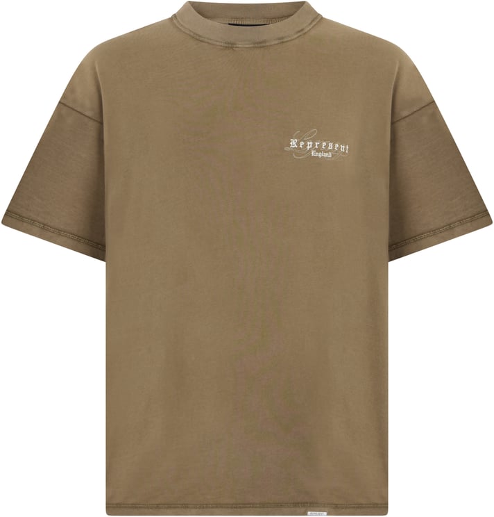 Represent Cotton T-shirt with embroidered logo