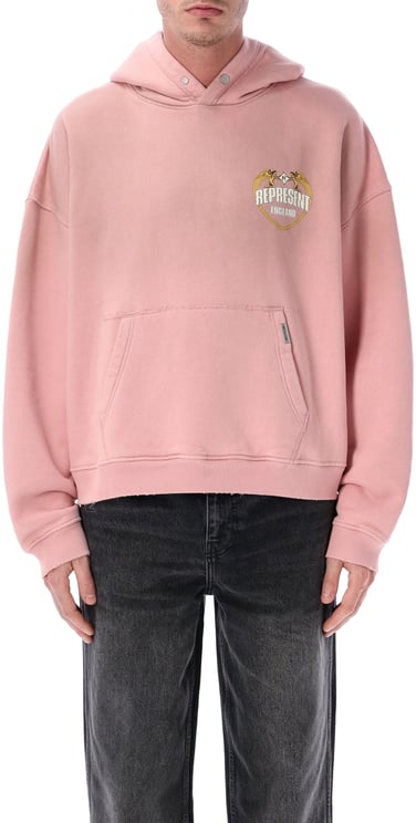 Represent Angel Border Hoodie Quartz