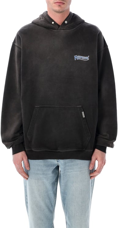 Represent Showcasing Hoodie Stained Black