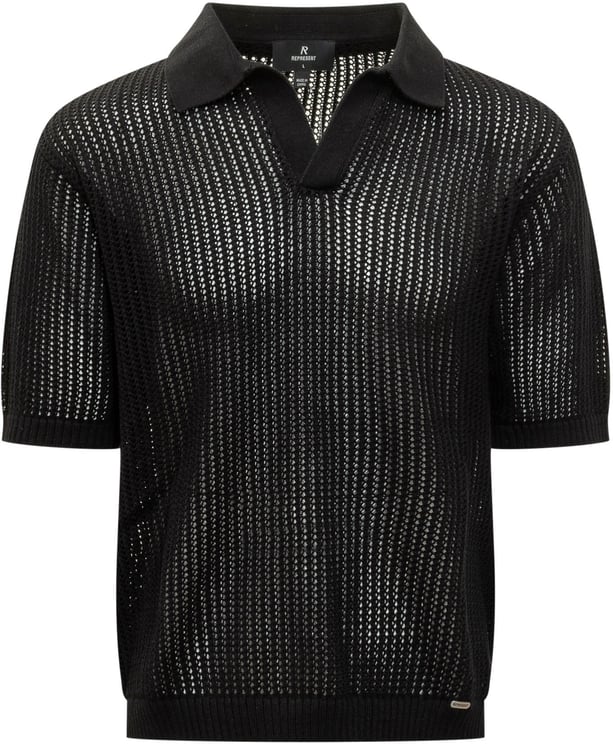 Represent Polo in Maglia Traforata