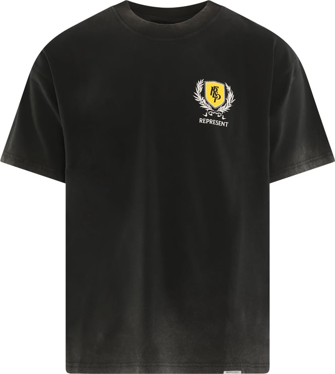 Represent Heren Crest T-Shirt Zwart