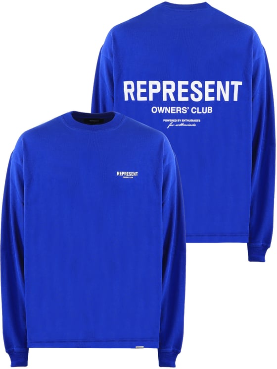 Represent Heren Owners Club LongSleeve Blauw
