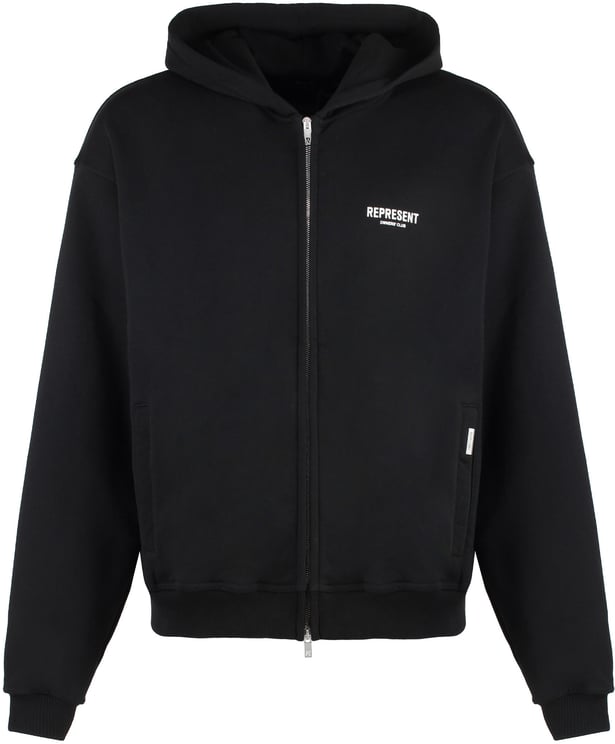 Represent Full zip cotton hoodie