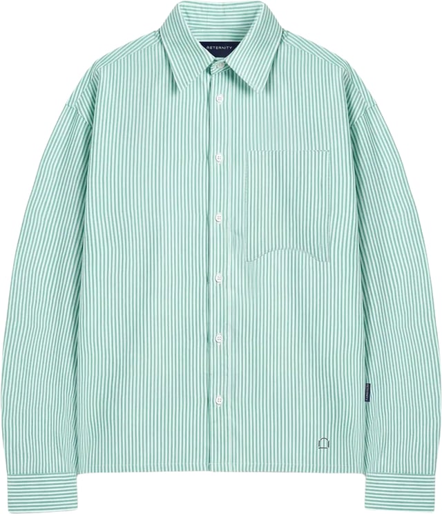 Reternity Camicia Signe Striped Verde
