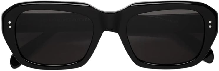 RETROSUPERFUTURE Miles Black Rectangular Eyewear