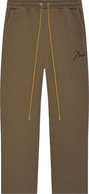 Rhude KLASSIEKE JOGGINGBROEK MOSGROEN / ZWART