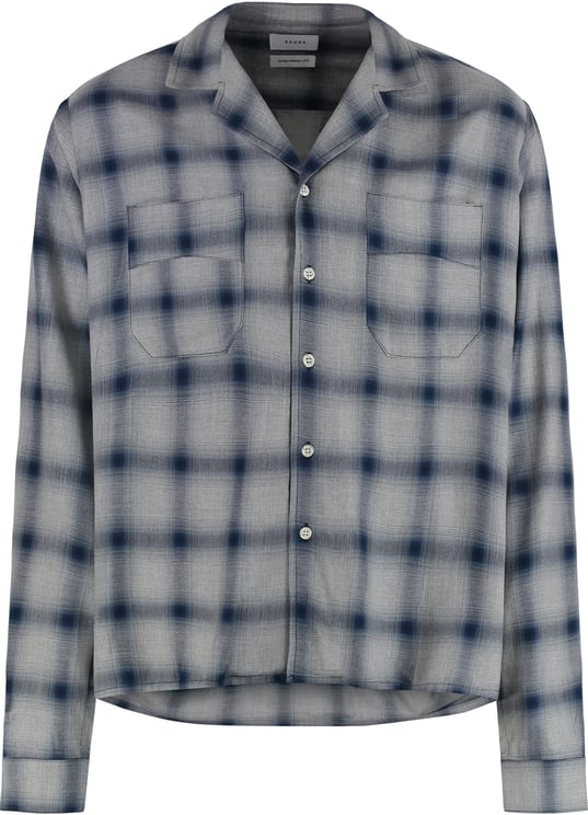 Rhude Checked cotton shirt