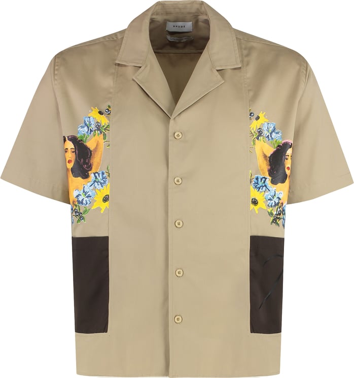 Rhude Short sleeve cotton shirt