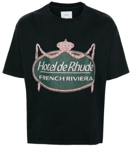 Rhude Rhude Riviera T-shirt 'Vintage Zwart'