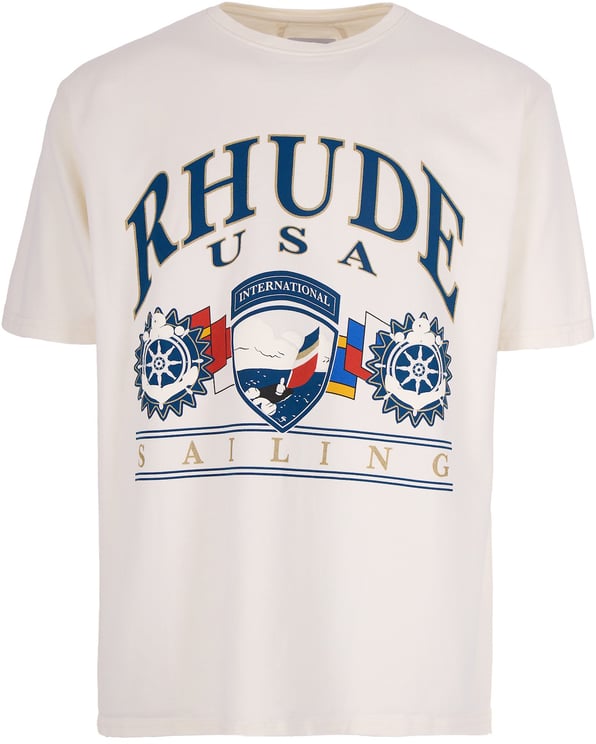 Rhude T-Shirts And Polos Vintagewhiteblack