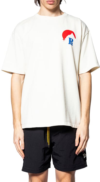Rhude MOONLIGHT REGATTA TEE VINTAGE WHITE/ RED/ BLUE