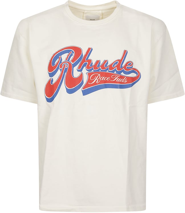 Rhude Pit Stop T-shirt White