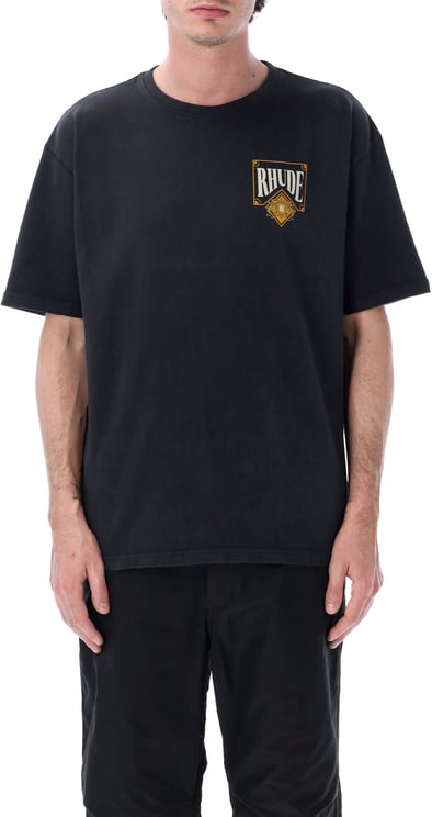 Rhude Playing Card Tee Vintage Black
