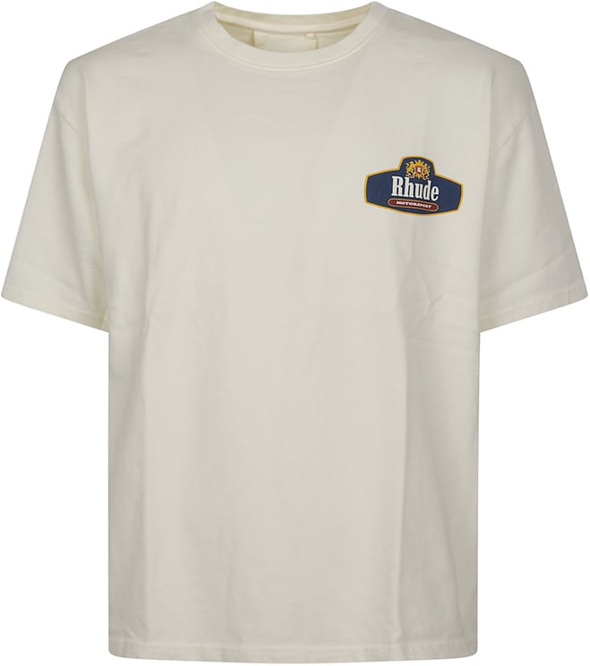 Rhude Racing Crest T-shirt White