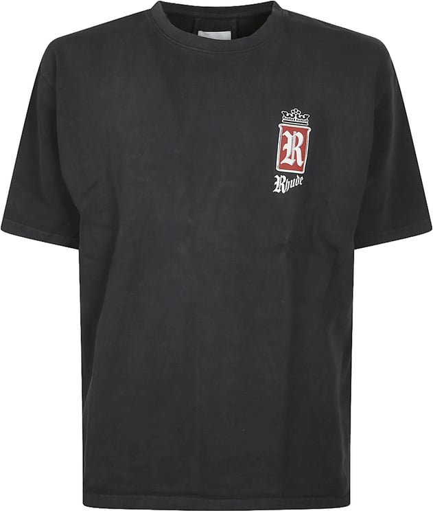 Rhude RHUDE FUMAR 91 T-SHIRT VINTAGE ZWART / WIT / ROOD