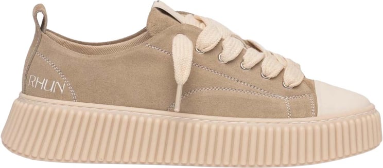 RHUN RHUN Dames Treble 2020 Suede Beige sneakers