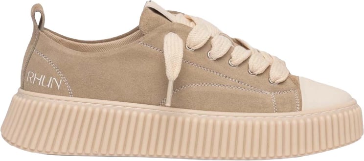 RHUN RHUN Dames Treble 2020 Suede Beige sneakers