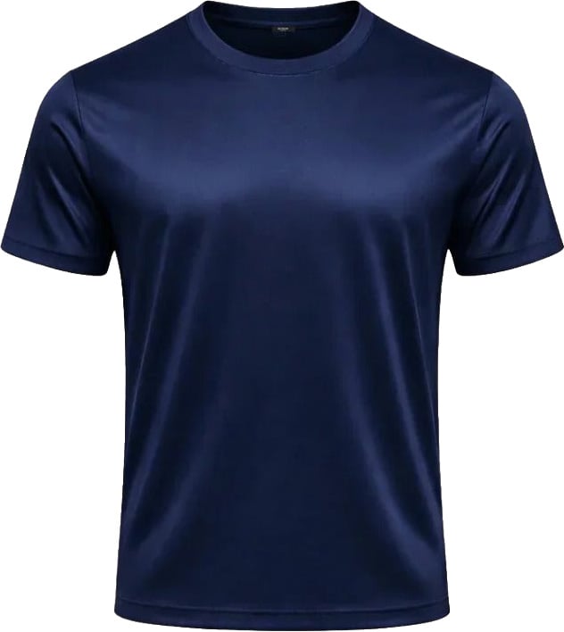 Richesse SHINY ESSENTIAL SHIRT NAVY BLUE
