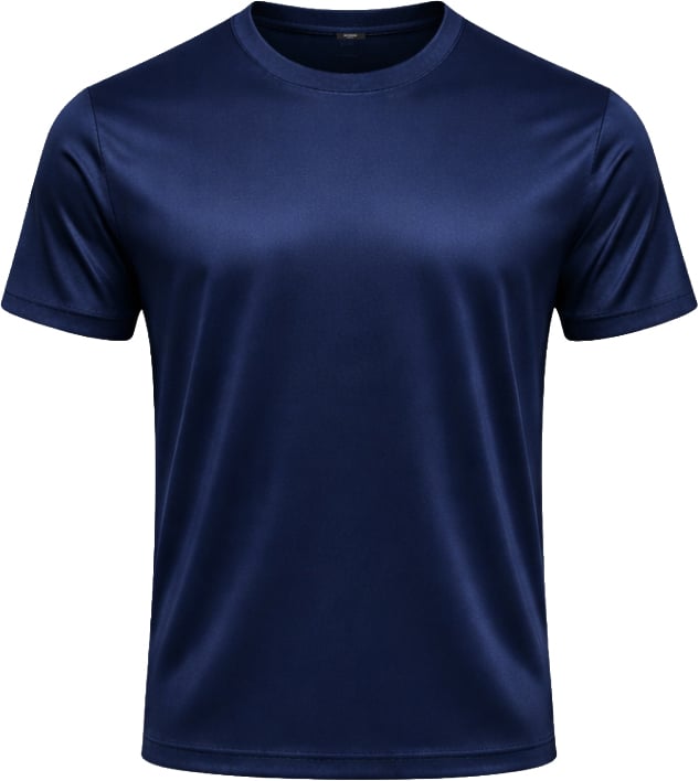 Richesse SHINY ESSENTIAL SHIRT NAVY BLUE