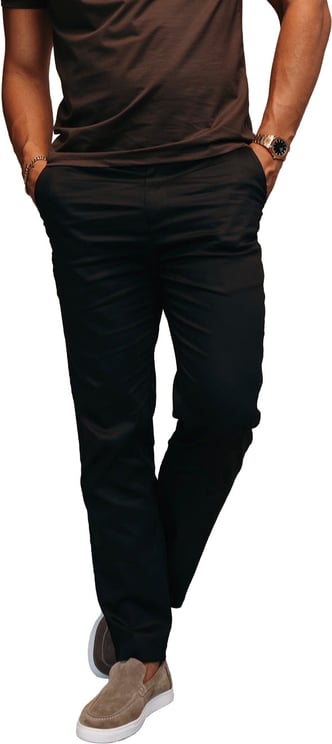 Richesse CORE STRAIGHT PANTS BLACK