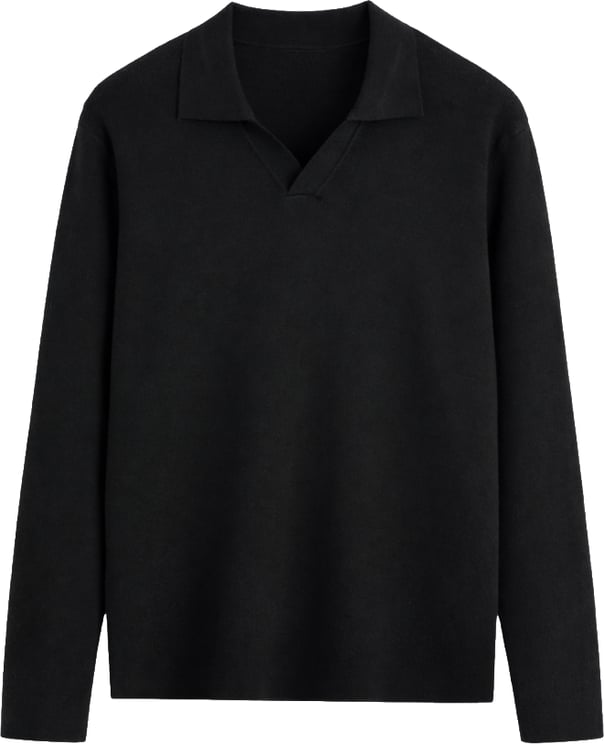 Richesse VALERO KNITTED POLO | BLACK