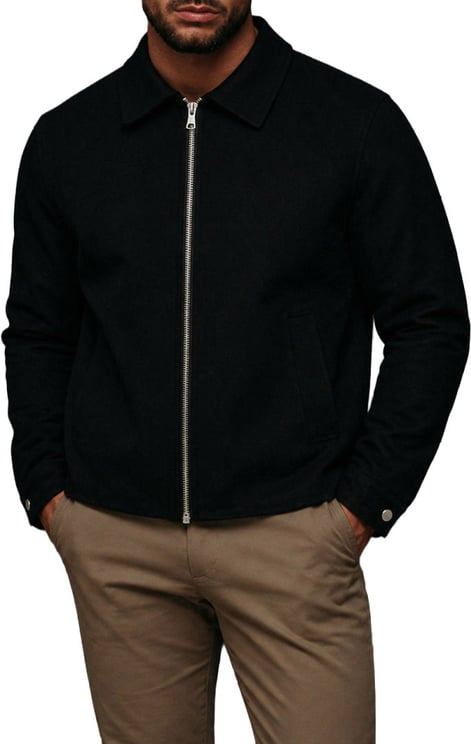 Richesse ESSENTIAL ZIP JACKET | BLACK