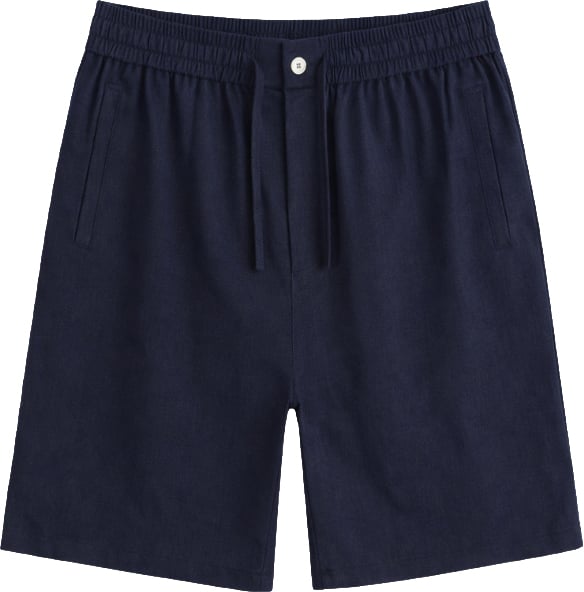 Richesse CORE LINNEN SHORT | NAVY BLUE