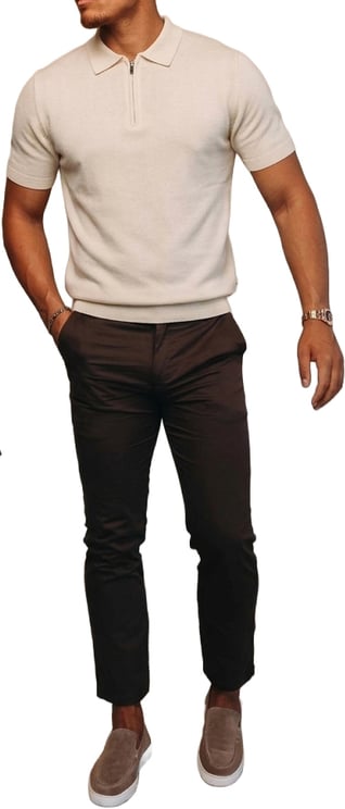 Richesse KNIT POLO | CREME
