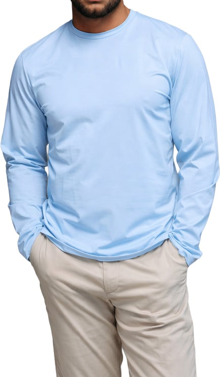 Richesse SHINY ESSENTIAL LONGSLEEVE SKY BLUE