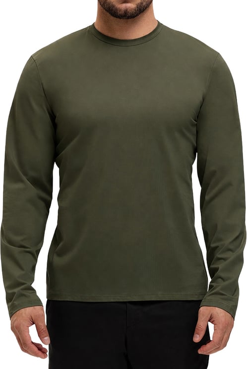 Richesse SHINY ESSENTIAL LONGSLEEVE MIDNIGHT OLIVE