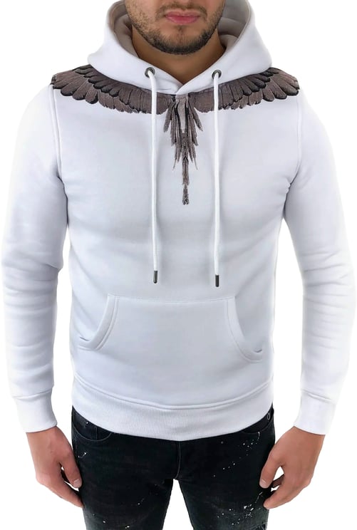 Richesse WINGED HOODIE WHITE