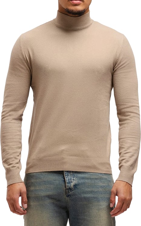 Richesse Knitted Turtleneck Taupe