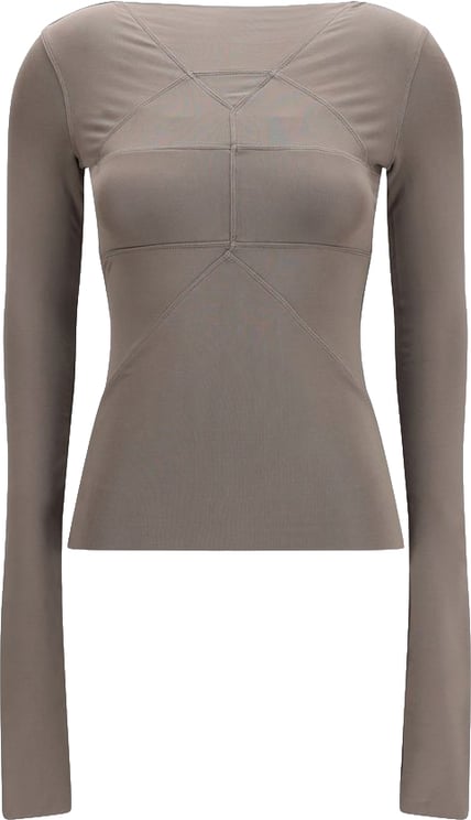 Rick Owens Rick Owens Gray Viscose Shirt