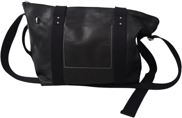 Rick Owens Sac Trolley cuir de vache grainé noir Rick Owens Femme RA01F 0861 LCN 0909