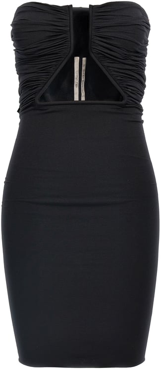 Rick Owens Rick Owens Black Nylon Short Dress